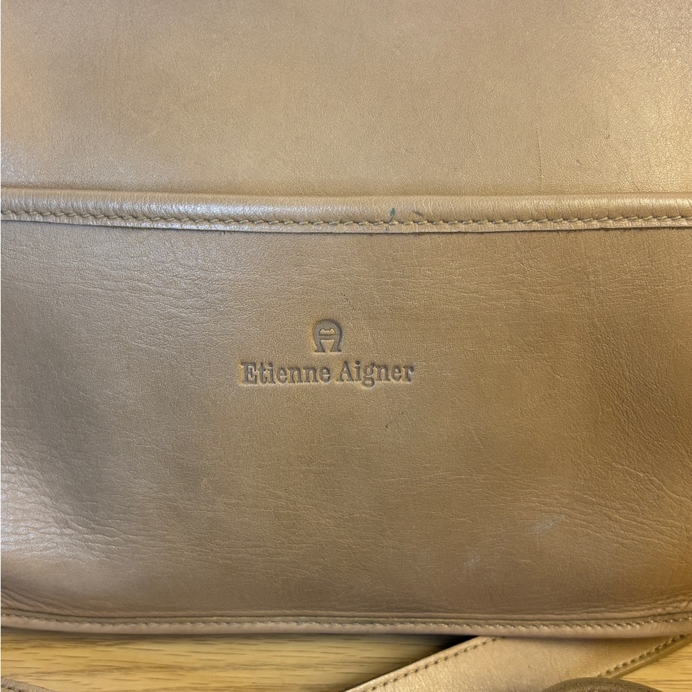 Etienne Aigner Tan‎ Leather Crossbody - Picture 2 of 14